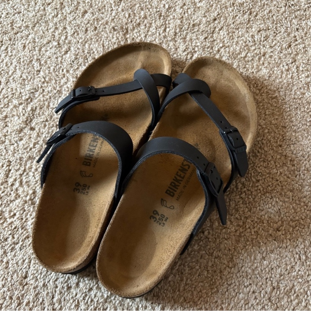 Birkenstock Dark Sandals with Dual Straps